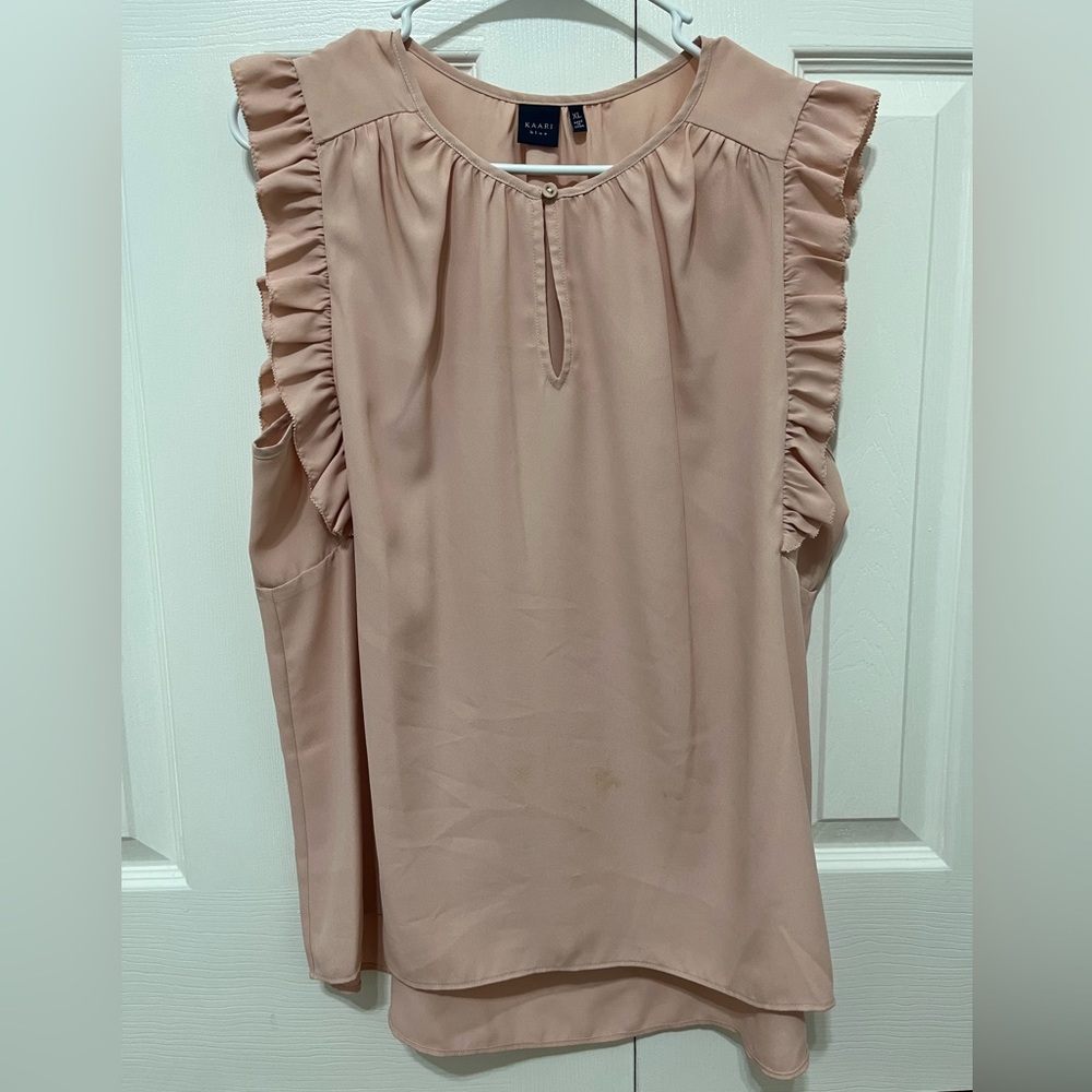 Kaari blue Blouse; size XL